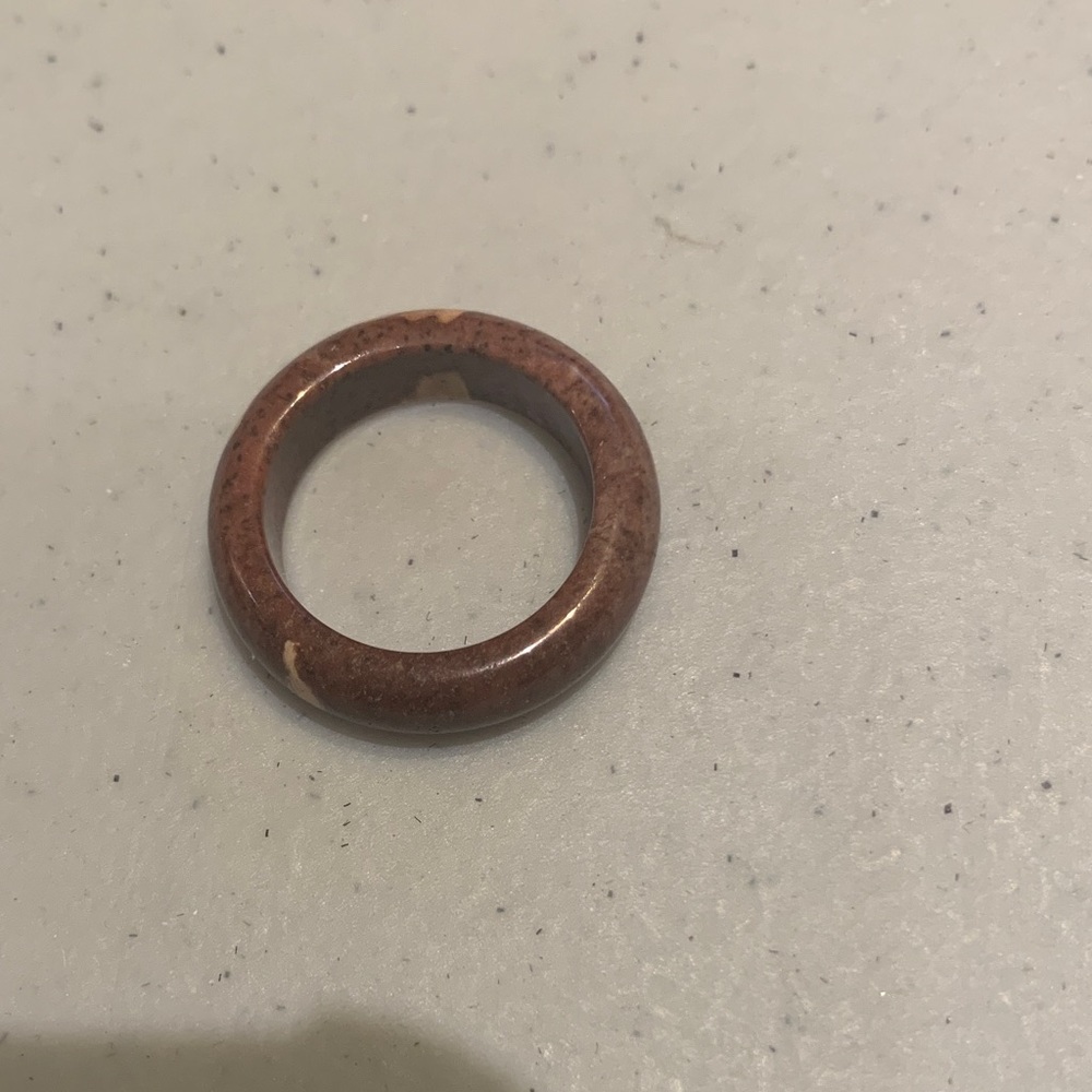 Elegant Brown Stone Ring